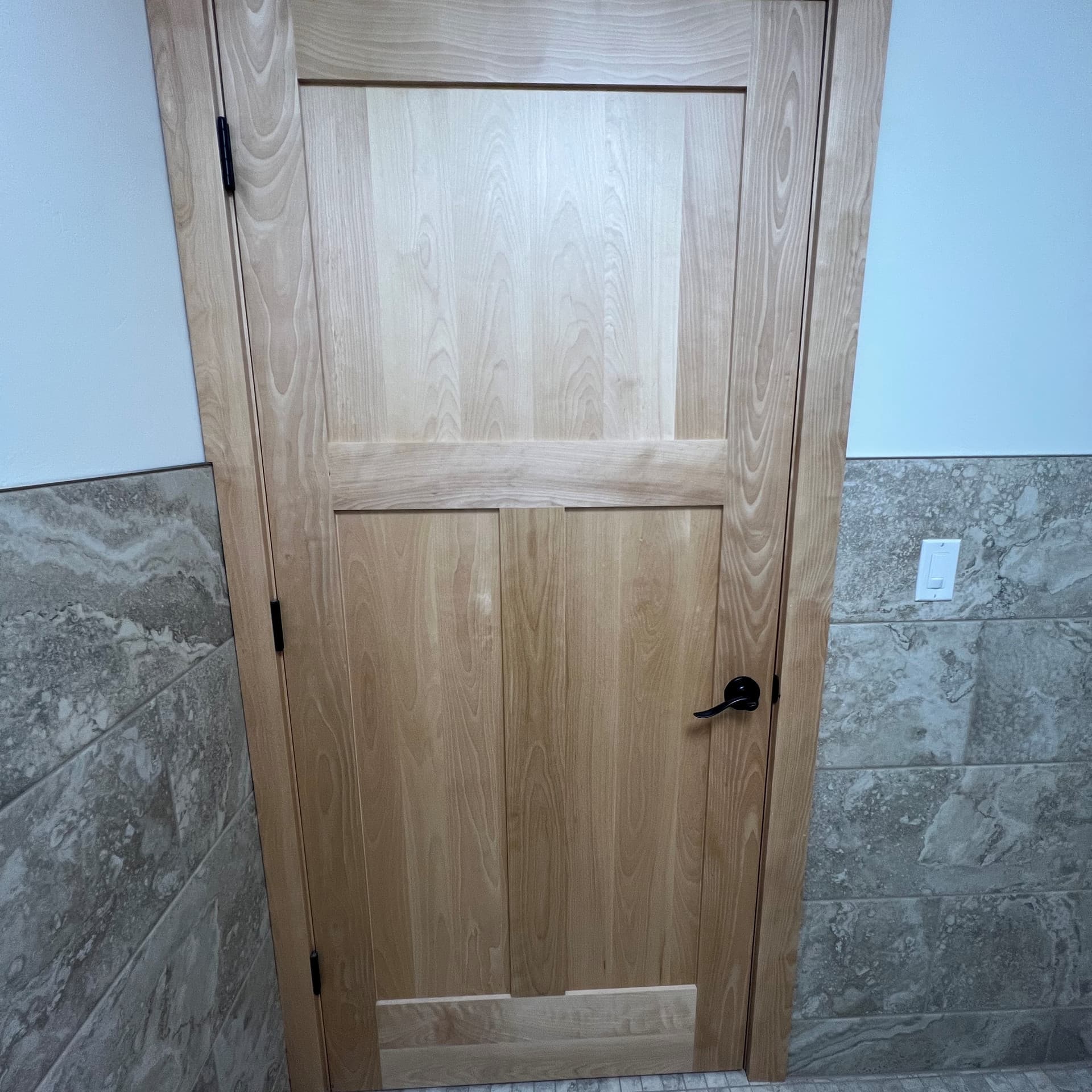 Shiplap ceiling installation