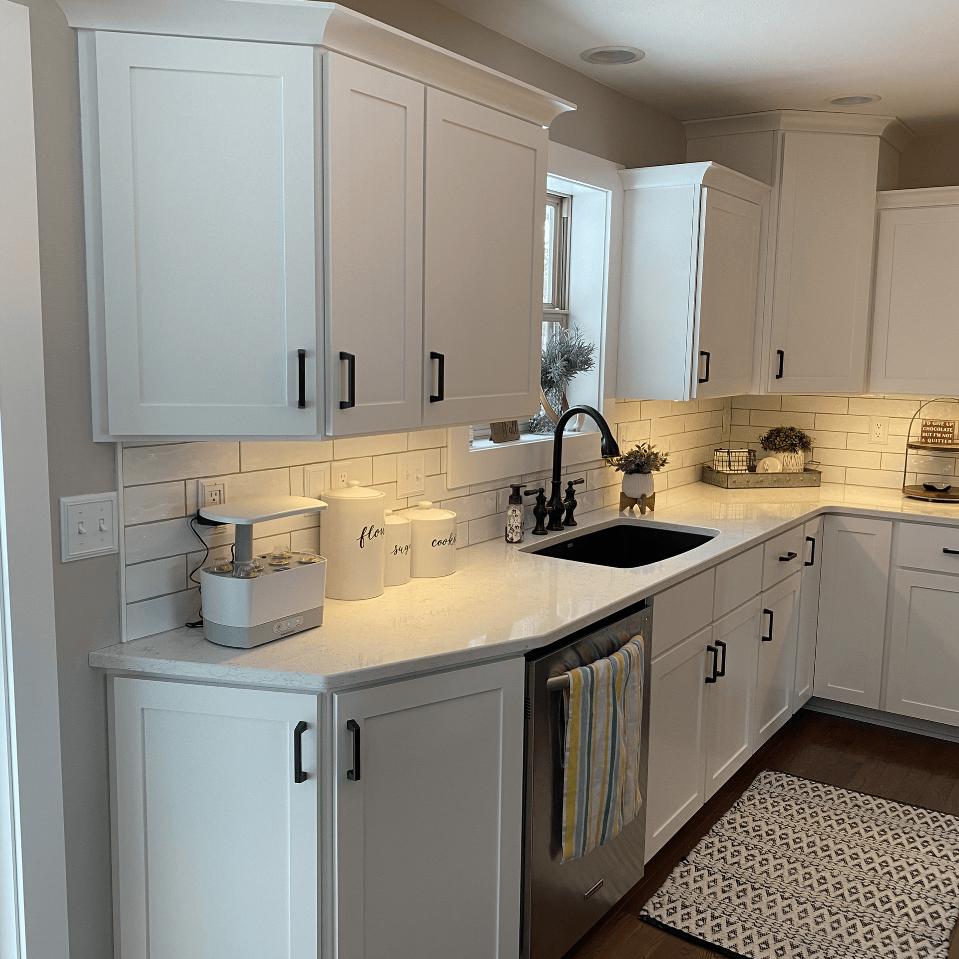 Refacing cabinetry before and after