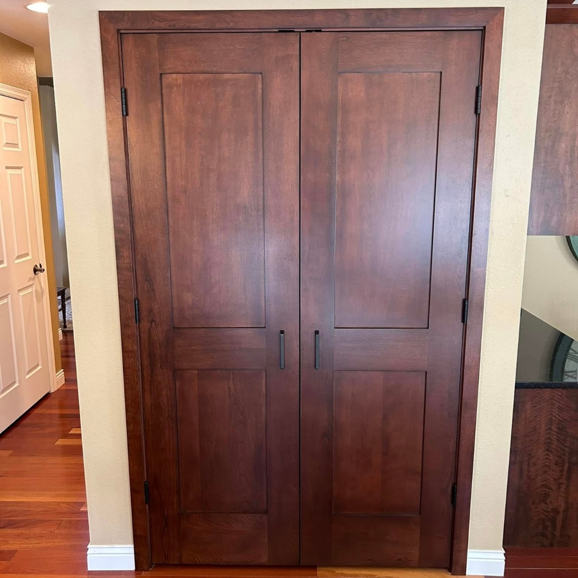 Solid wood interior doors