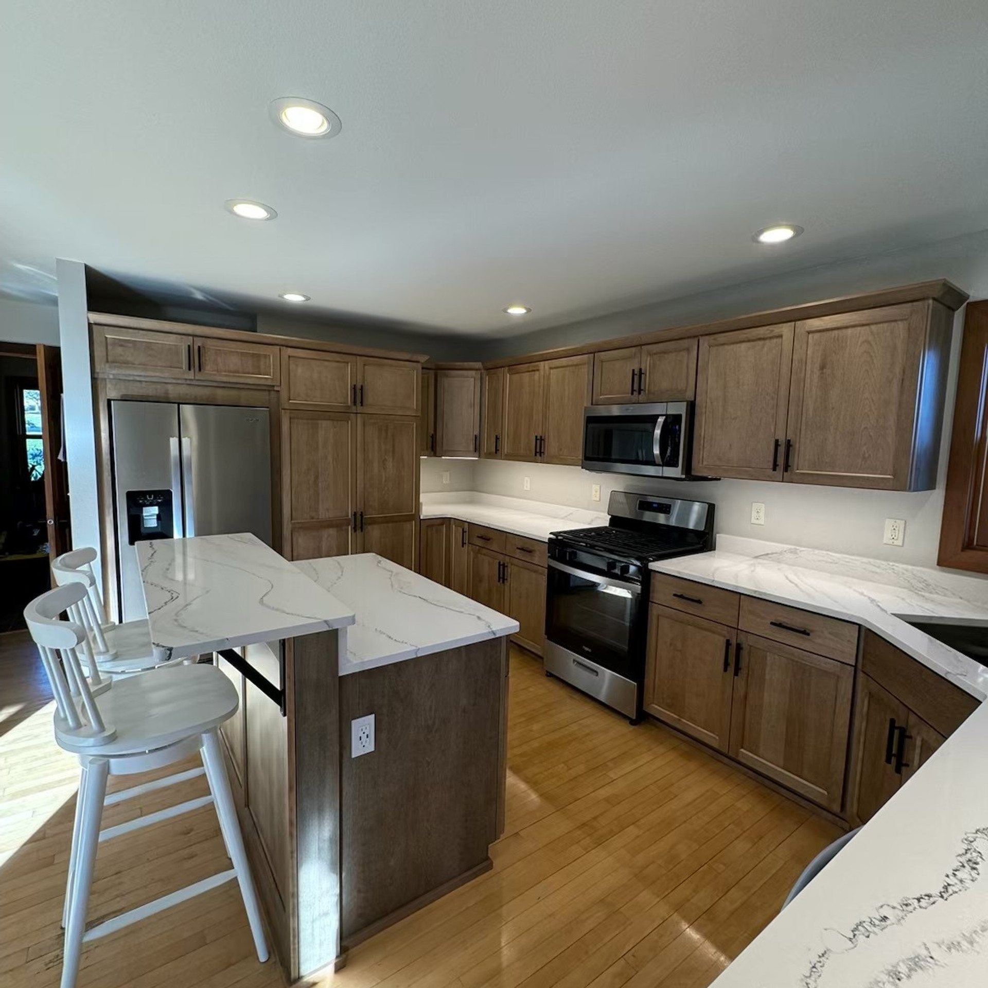 Kitchen cabinet refacing project
