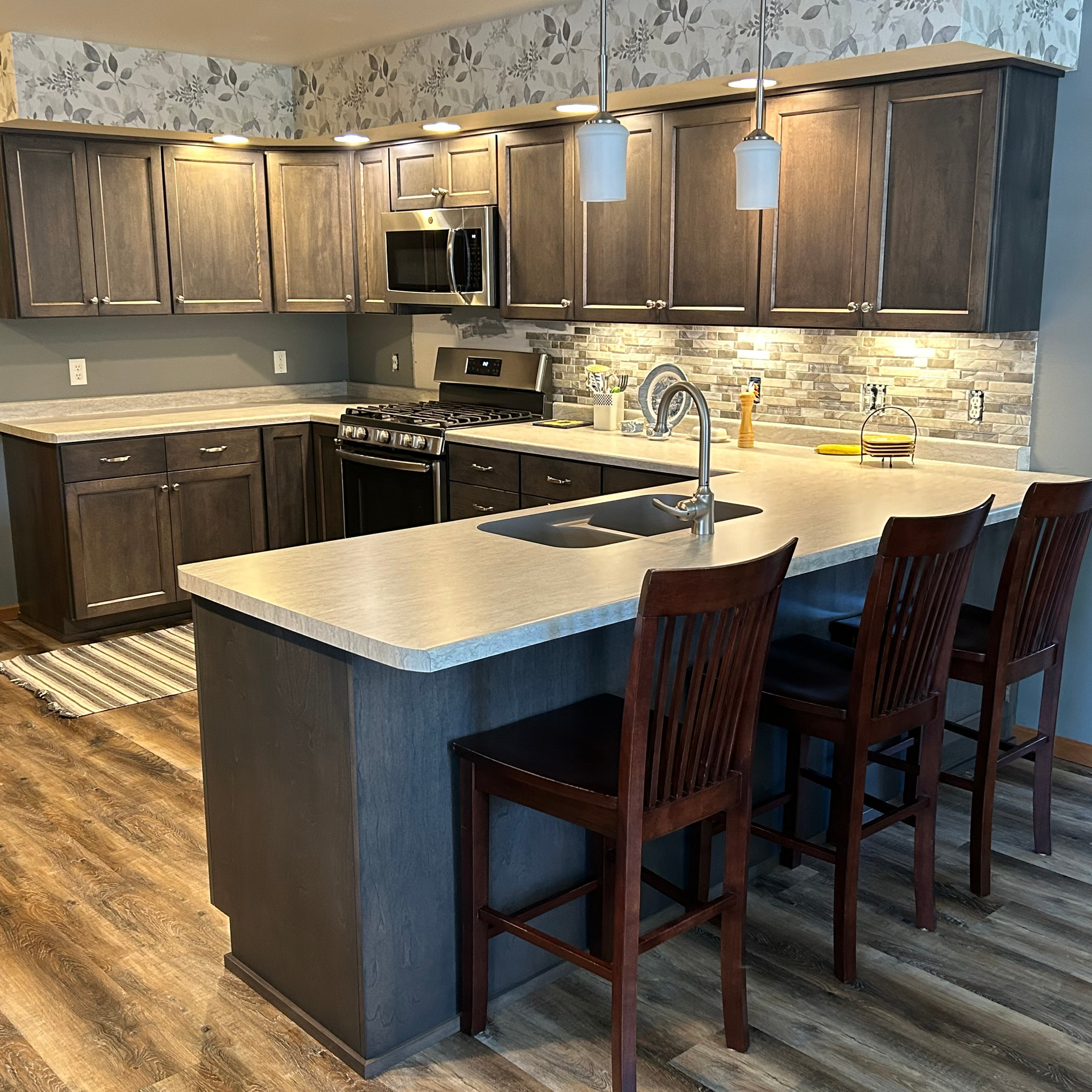 Cabinet refacing — updated kitchen